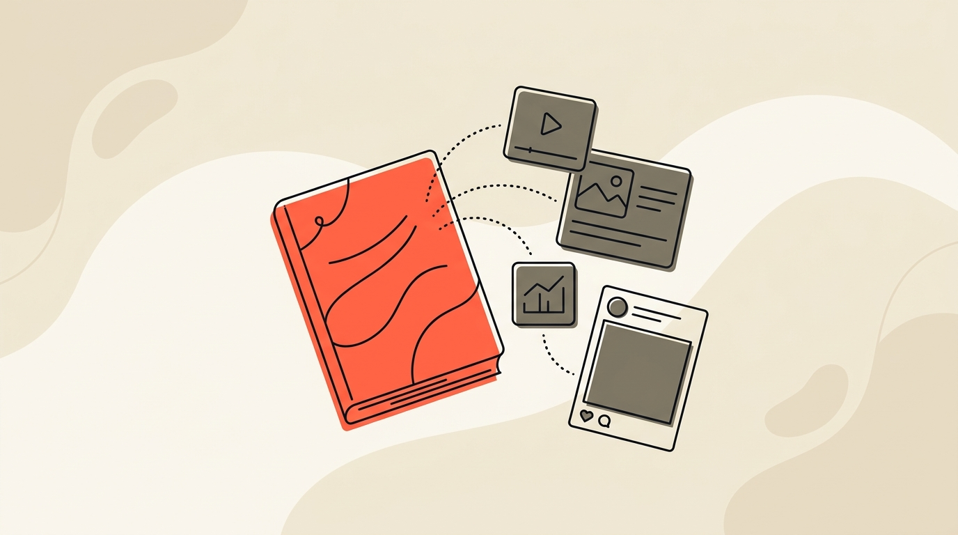 AI drafting social posts and emails for a small business